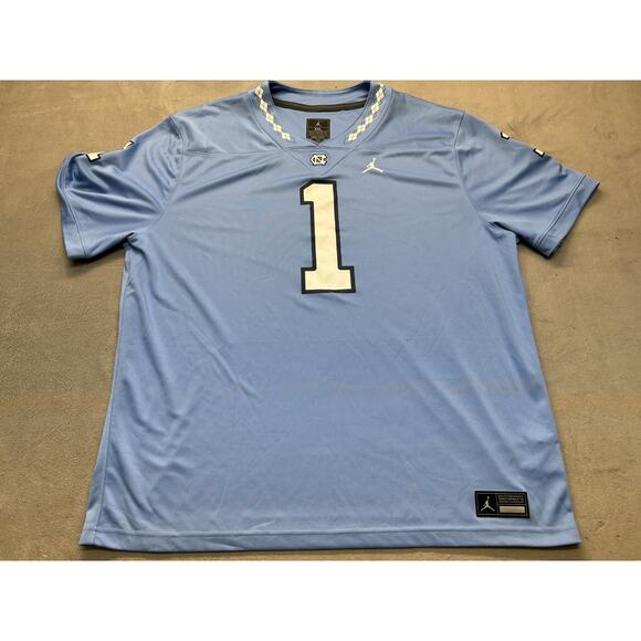 North Carolina Tar Heels Jersey Mens 2XL NCAA Football Basketball Jordan UNC - Picture 1 of 10